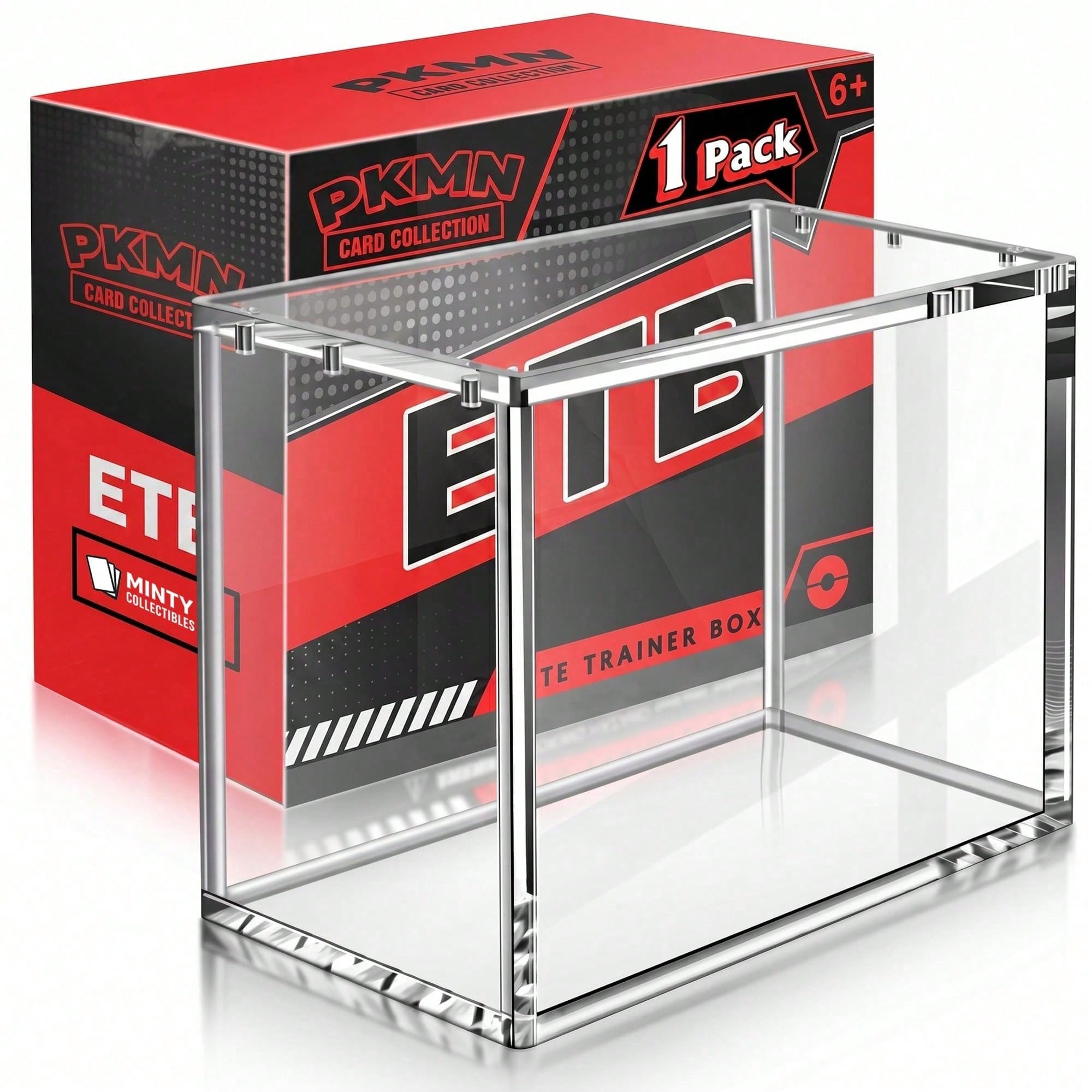 Display Case Acrylic - علبة عرض أكريليك مغناطيسية شفافة من