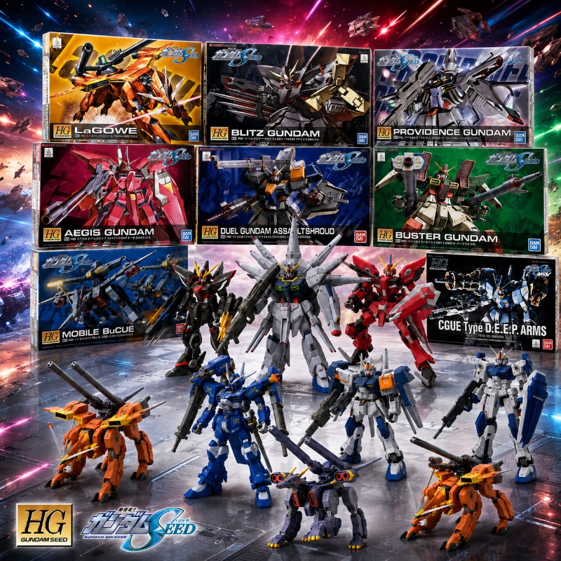 Bandai Model Gundam Hg - بانداي HG SEED 1/144 بليتز إيجز