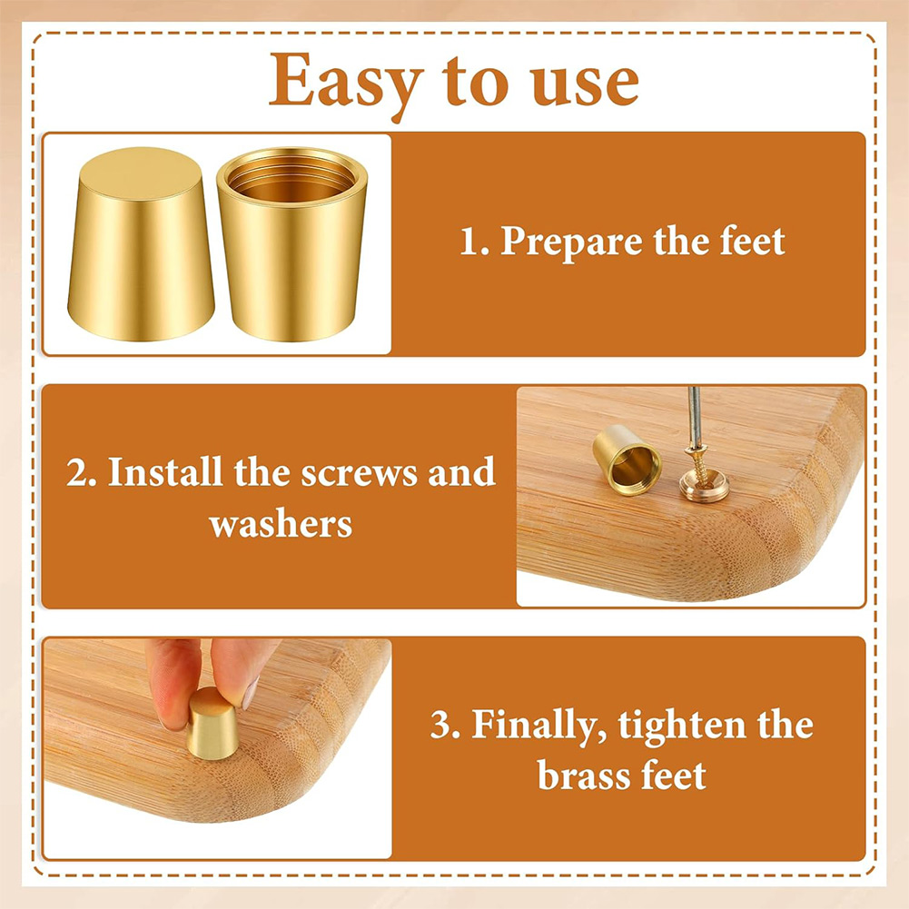 4 قطع من أقدام النحاس لحوامل ا - مراجعة Display Risers Set وسعره