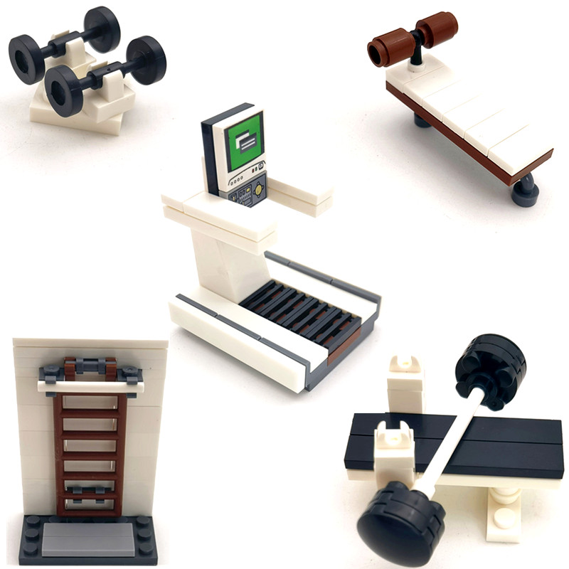 MOC الأثاث قوالب بناء كتل أجزا - مراجعة Lego Set City وسعره