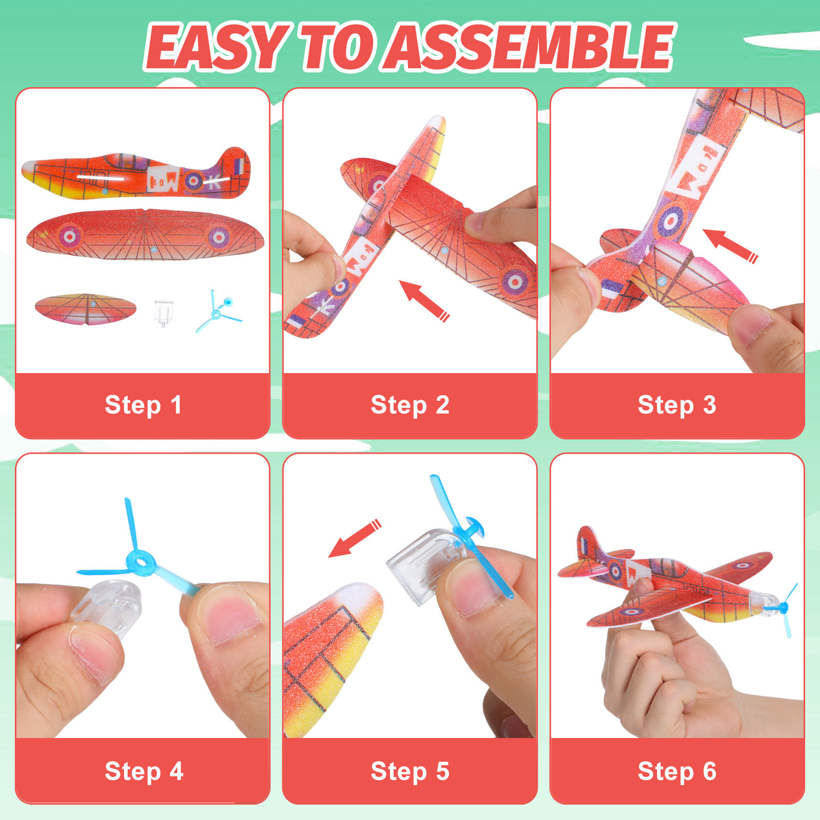 36 قطعة من نماذج الطائرات الإس - مراجعة Model Airplane Plastic وسعره