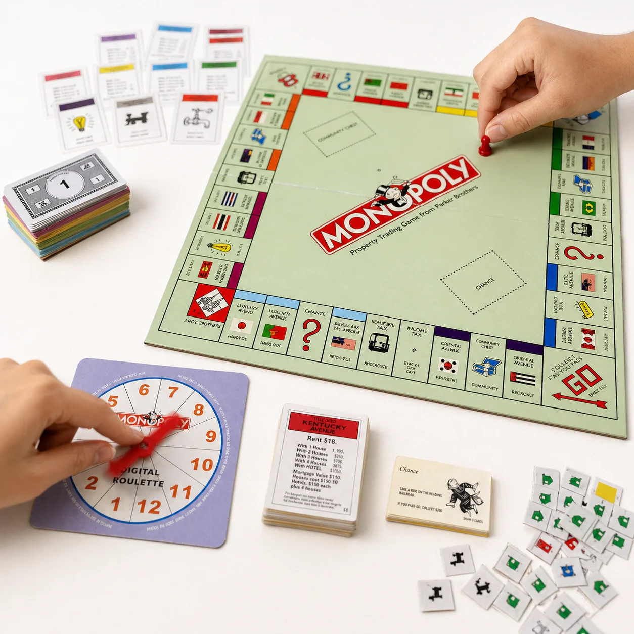 لعبة مونوبولي الكلاسيكية، لعبة - مراجعة Hasbro Game Monopoly وسعره