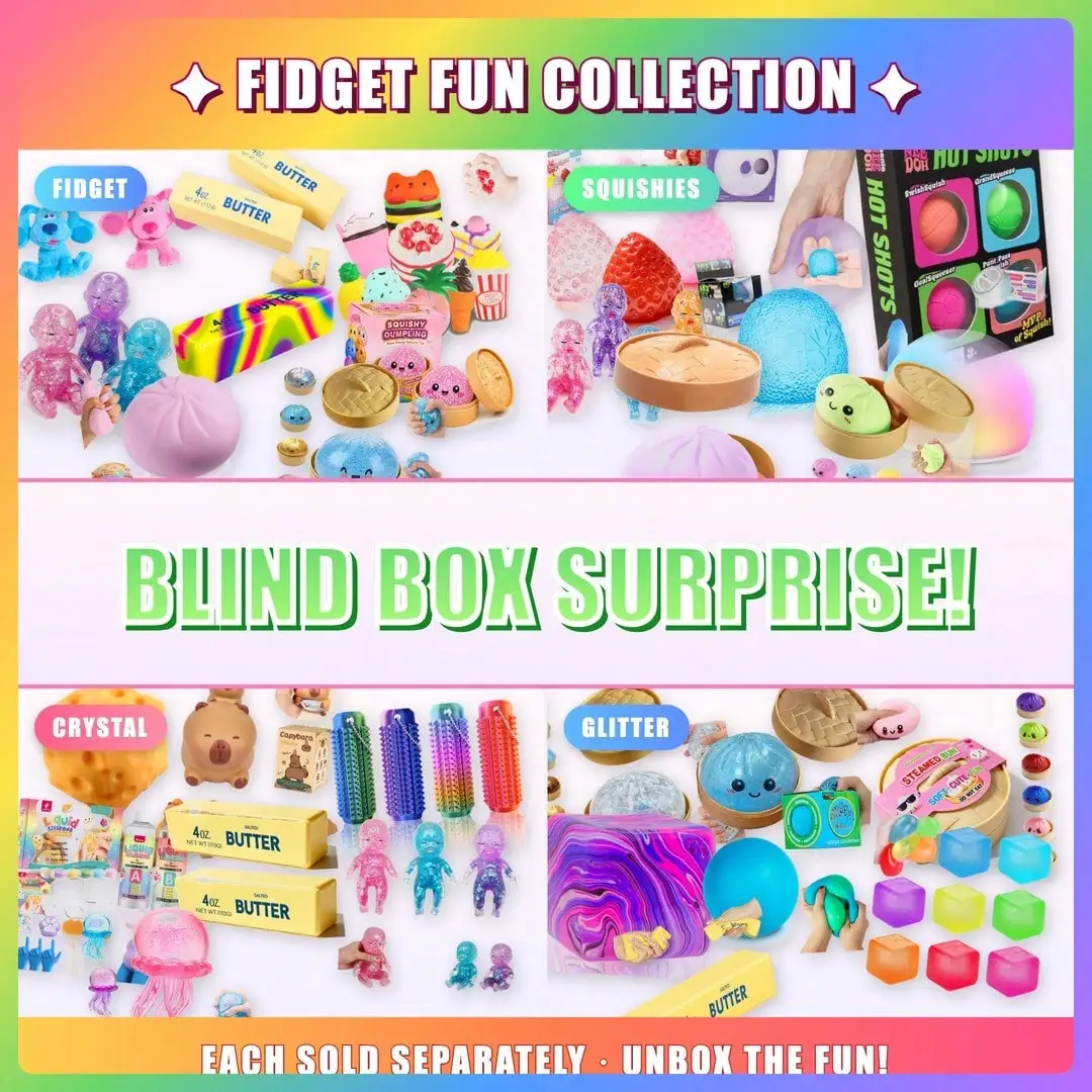 صندوق مفاجآت سكويش قوس قزح - ل - مراجعة Mystery Box Blind Bag وسعره