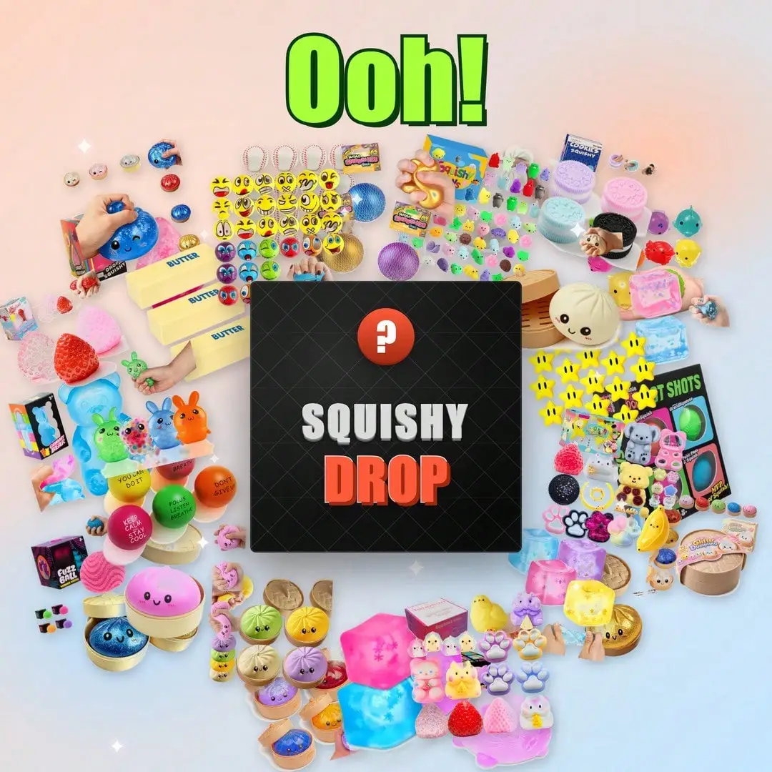 صندوق مفاجآت سكويش قوس قزح - ل - مراجعة Mystery Box Blind Bag وسعره