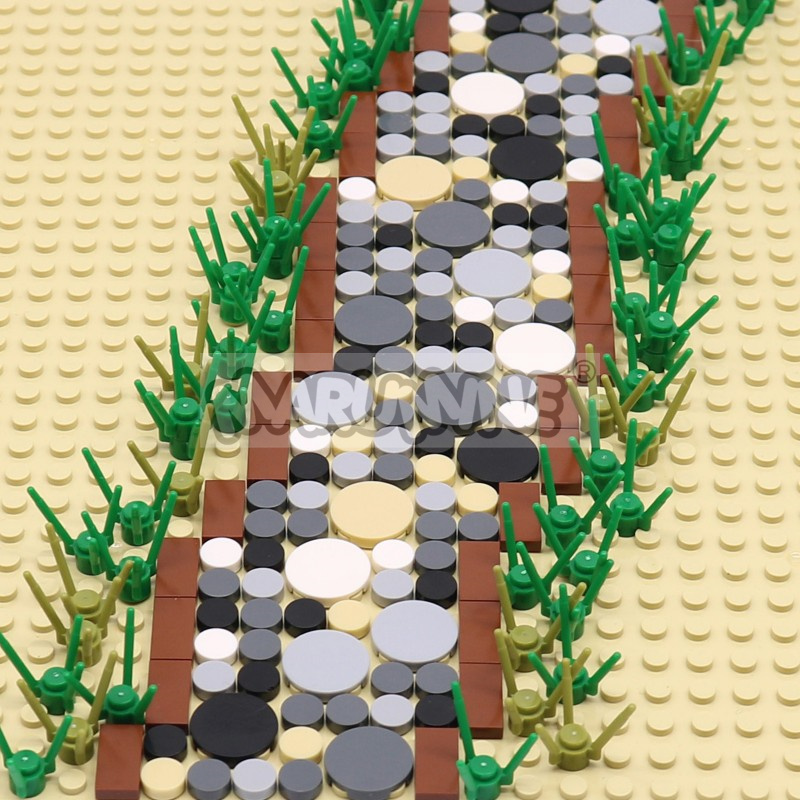 350 قطعة كتل بلاط مستديرة 1x1  - مراجعة Lego Set City وسعره