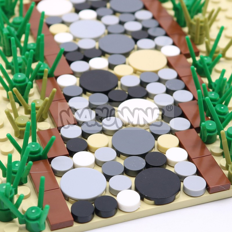 350 قطعة كتل بلاط مستديرة 1x1  - مراجعة Lego Set City وسعره